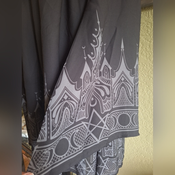 Killstar Cathedral Bell Sleeve Dress - Picture 3 of 6